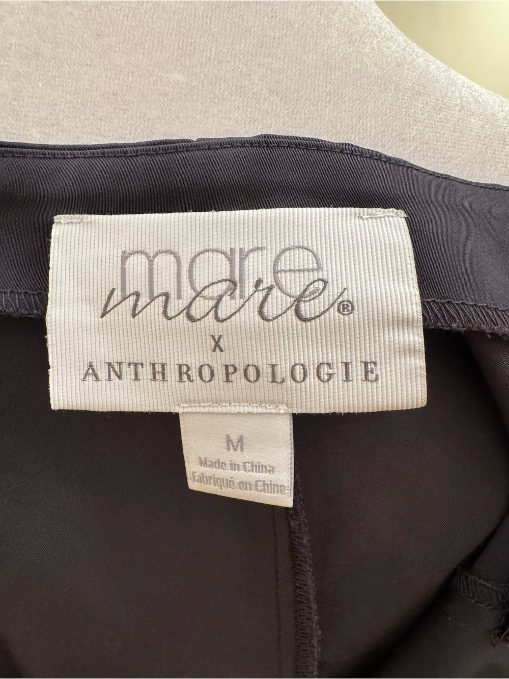 NWOT 🆕 Anthropologie “Mare Mare” Satin Slip Mini Dress • Deep Gray • Medium - Picture 9 of 13